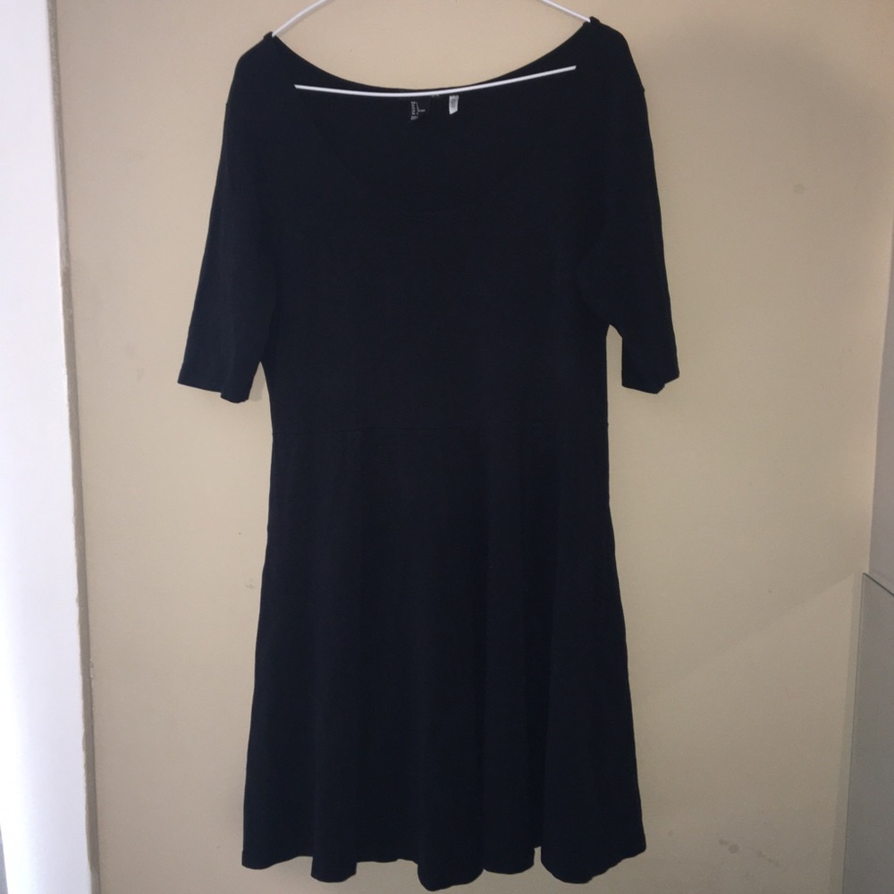 H&M Black Skater Dress